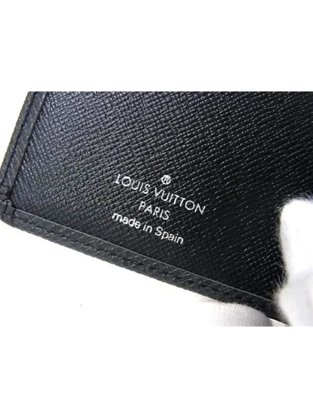 Louis Vuitton Notebook Cover Agenda Posh Black Taiga Leather